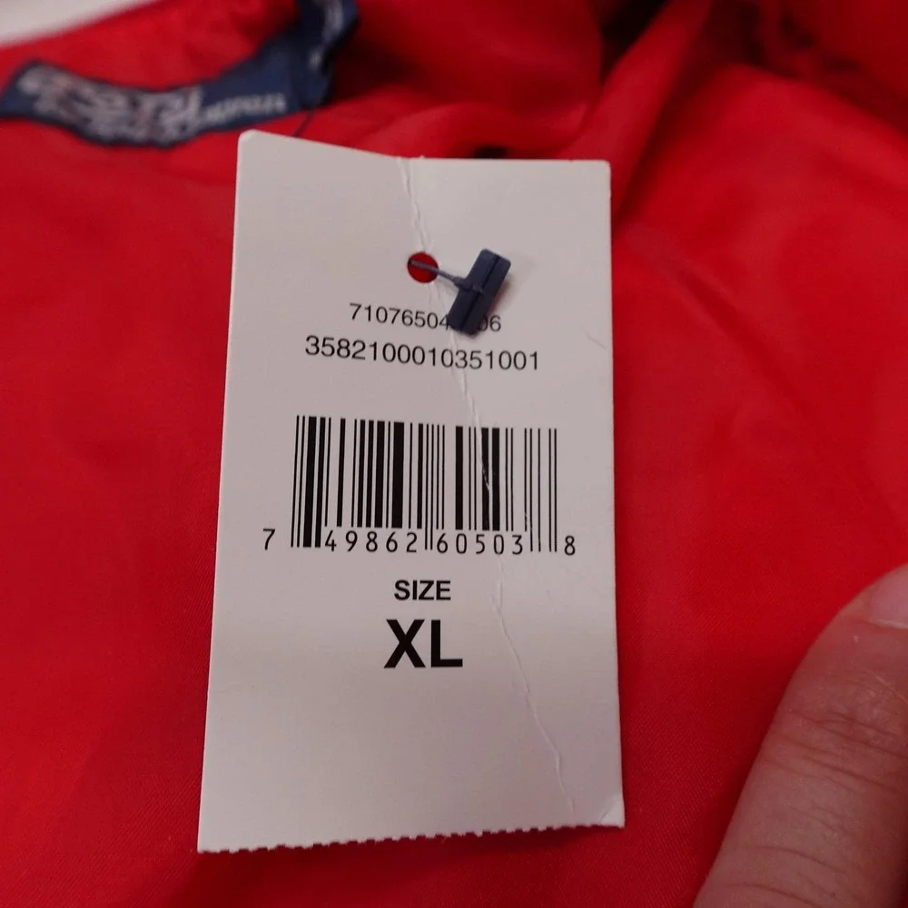 New York Yankees Jacket Mens XL Red MLB Baseball Polo Ralph Lauren Varsity